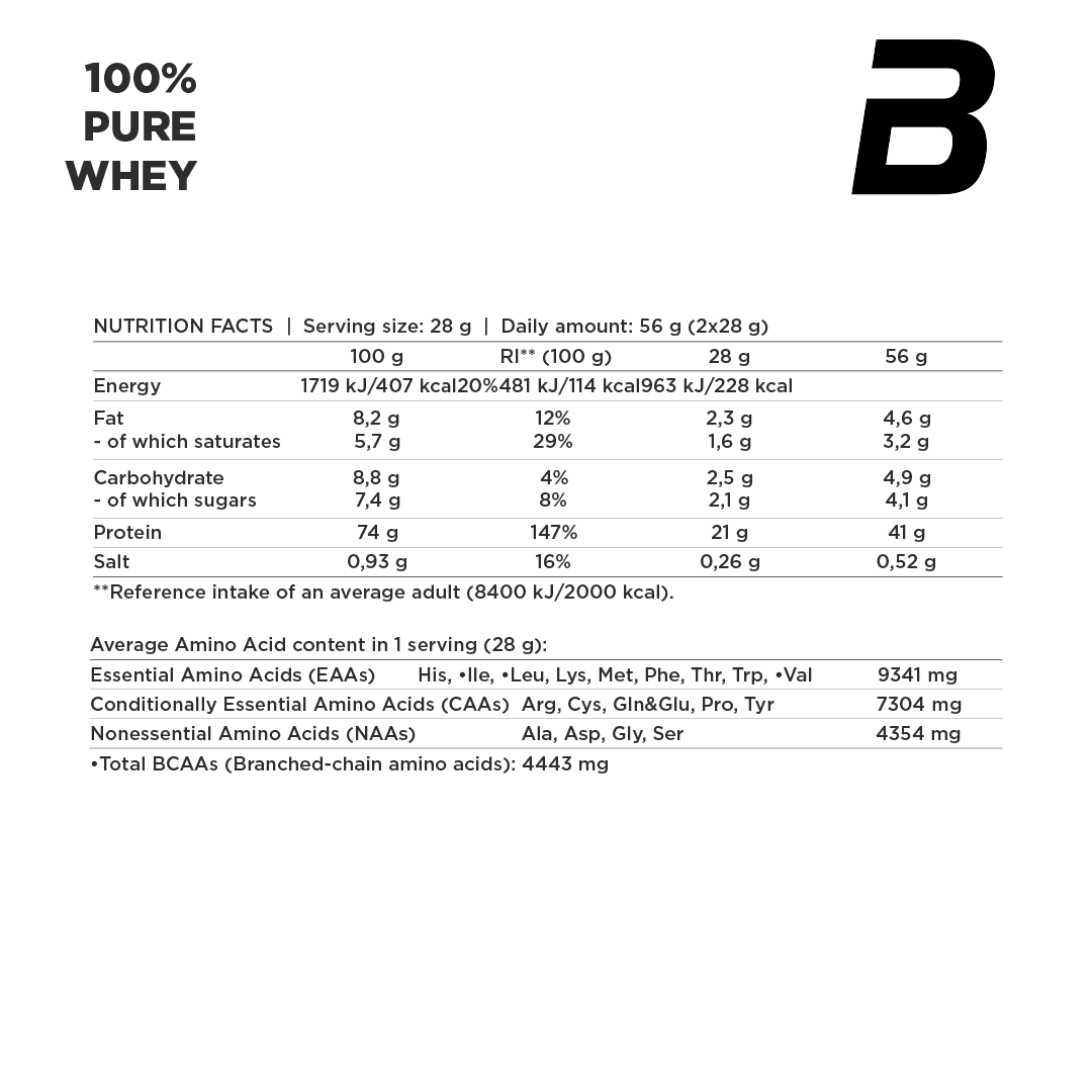 100% Pure Whey Biotech USA 5 lb | 81 Servicios | Calidad y Rendimiento en Cada Scoop