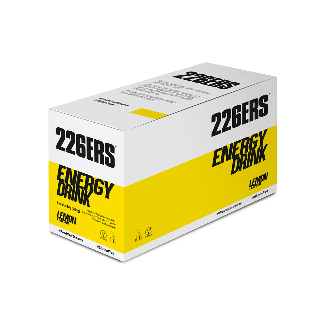 Energy Drink 226ERS Limon | Bebida Energética con Carbohidratos, Taurina y L-Carnitina