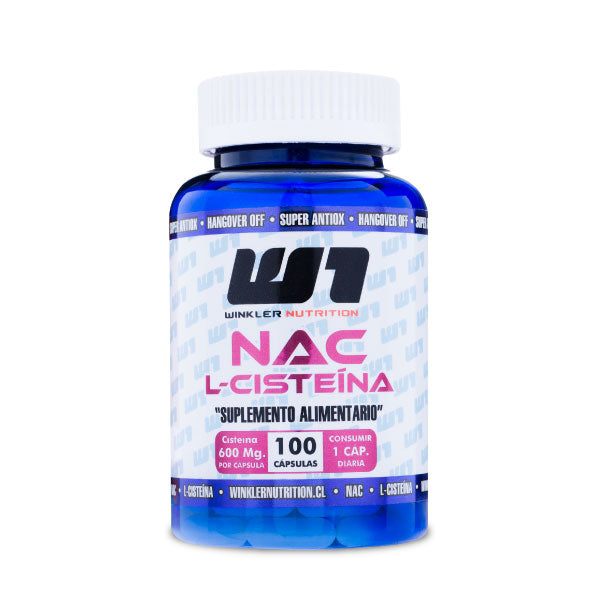 NAC L-Cisteína 600 mg - Winkler Nutrition | 100 Cápsulas | Protección y Salud Integral