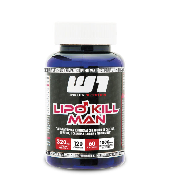 Lipo Kill Hombre - Winkler Nutrition | 120 Cápsulas | 60 Porciones | Termogénico