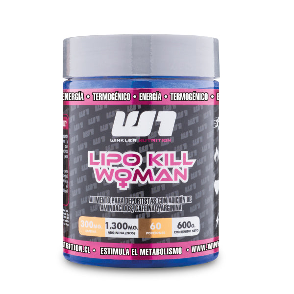 Lipo Kill Woman 600 grs. | 60 Porciones | Termogénico y Energizante para Mujeres