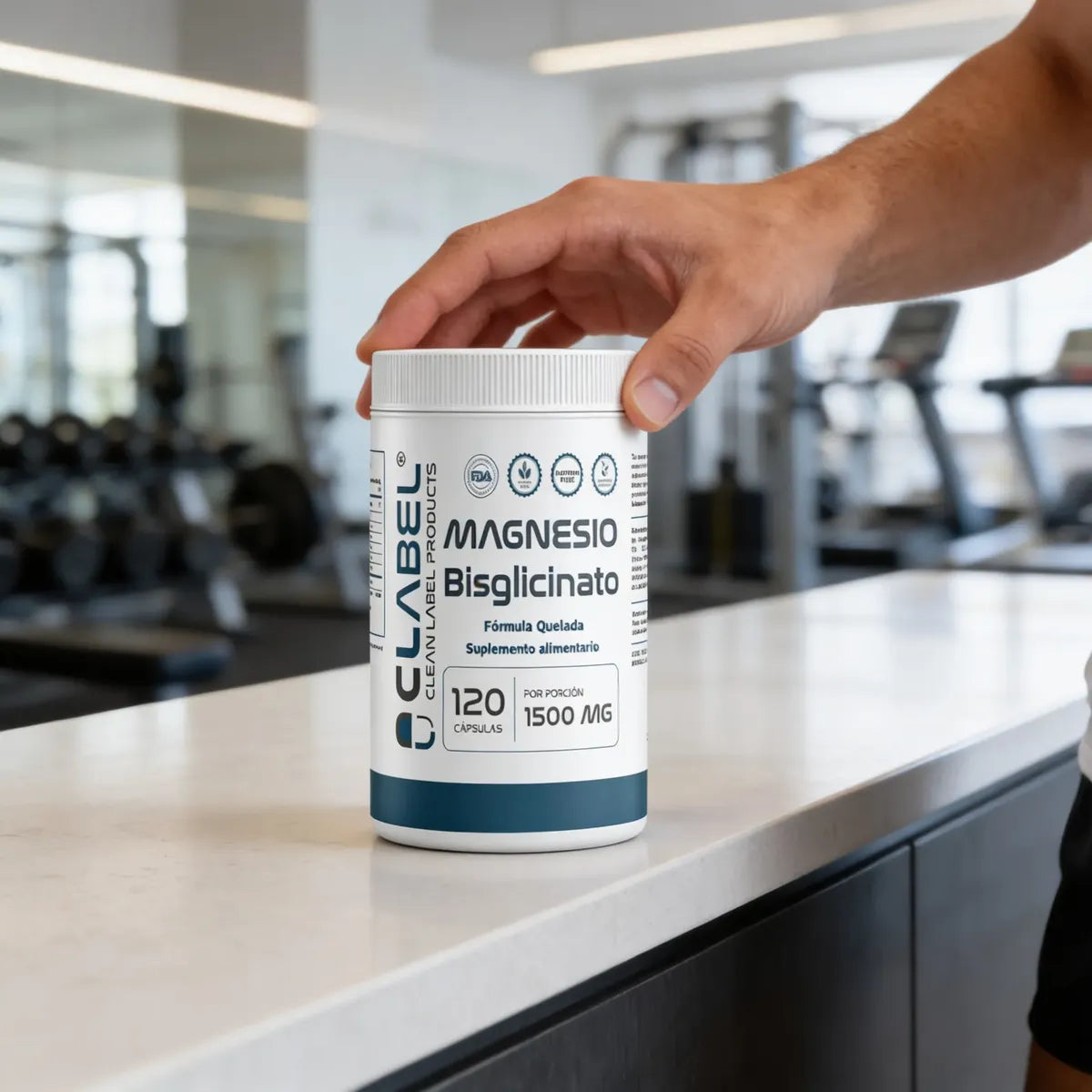 Magnesio Bisglicinato Clean Label | 60 Porciones |Alta Biodisponibilidad