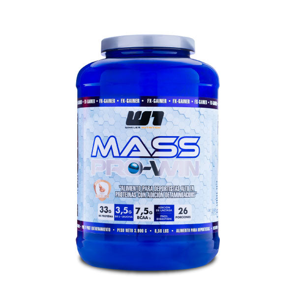 Mass Pro Win 3,9 kgs - Winkler Nutrition | 60 Porciones | Ganador de Peso