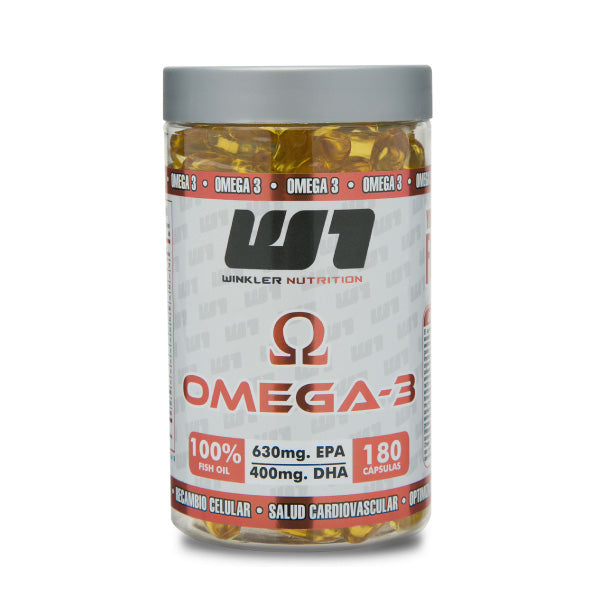 Omega 3 - Winkler Nutrition | 180 Cápsulas | Tu Aliado para la Salud Cardiovascular