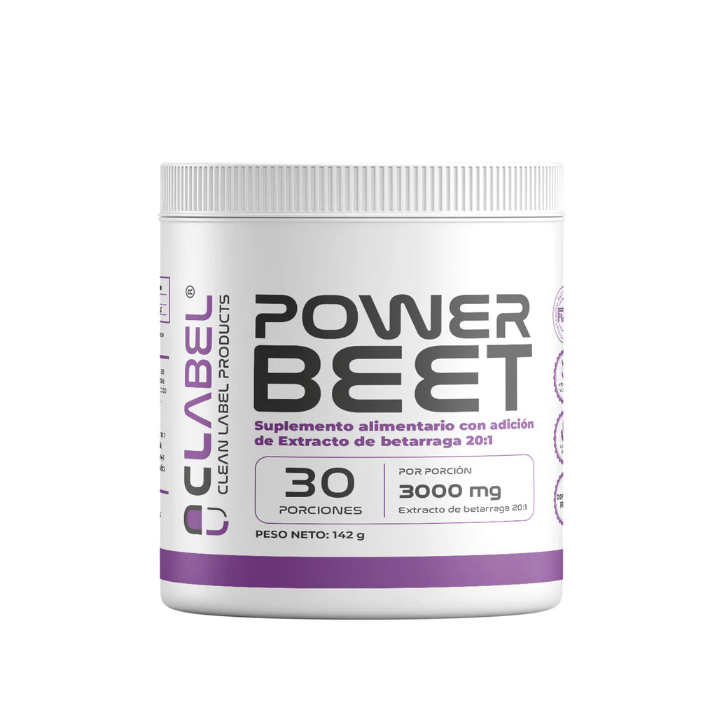 Power Beet Clean Label | 60 Porciones | Activa tu Resistencia, Hidratación y Rendimiento
