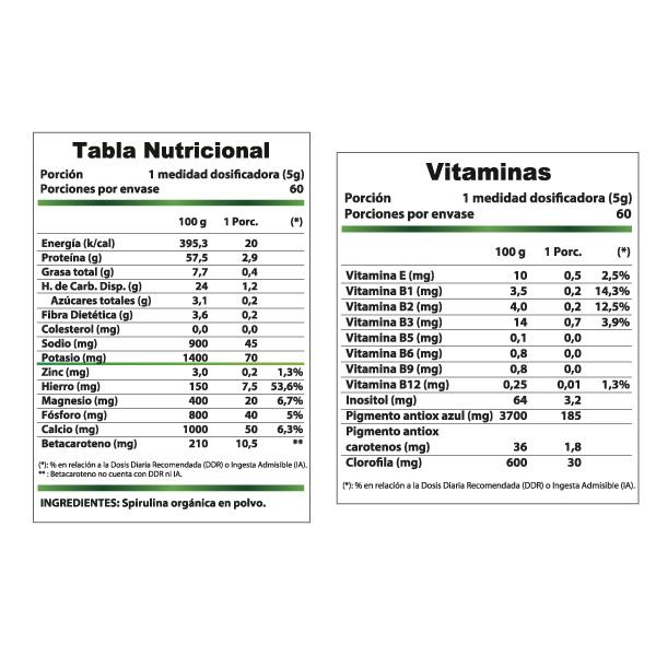 Spirulina/Espirulina 300 g - Revitta Wellness | Súper Alimento Natural