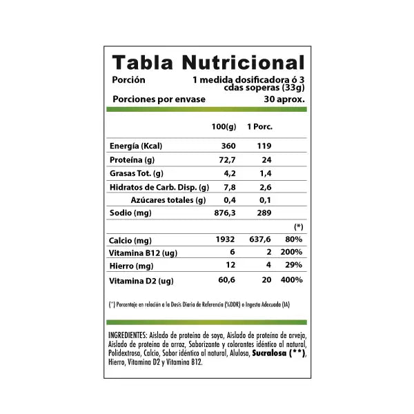 Proteína Vegan Shake 1 kg - Winkler Nutrition | 30 Servicios | Potencia tu Recuperación