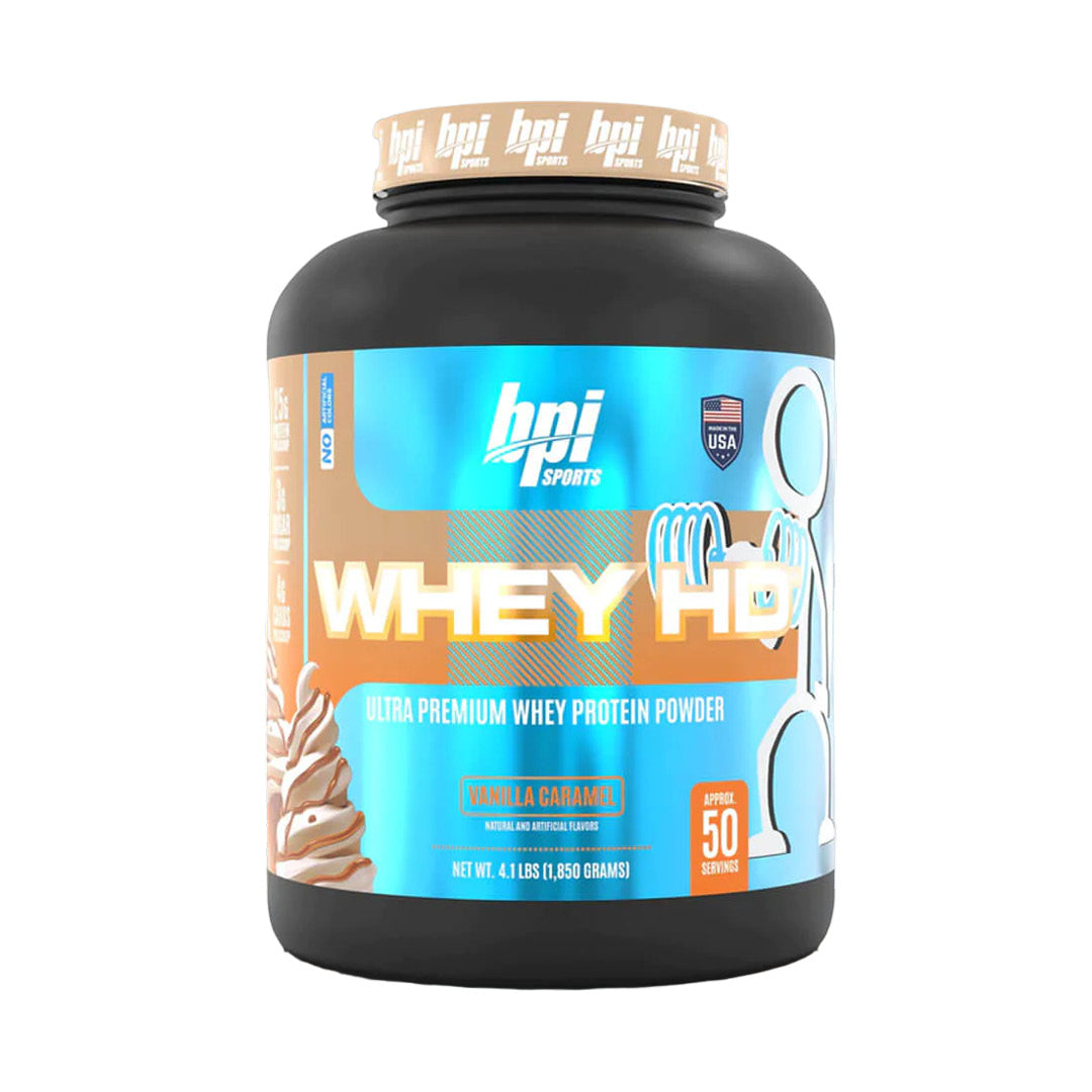 WHEY HD BPI Sports | 4.2 lb | 25 g de Proteína | Recuperación y Masa Muscular
