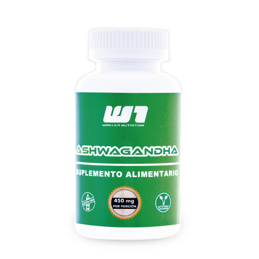 Ashwagandha 450mg | 60 Cápsulas | 30 Porciones | Reducción de estrés y bienestar integral