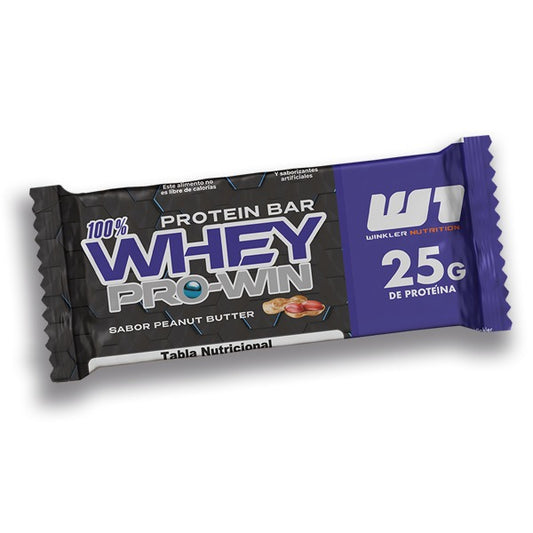 Barra de Proteína Whey Pro Win 60 g Winkler Nutrition | 25 g Proteína | Alta Saciedad y Keto