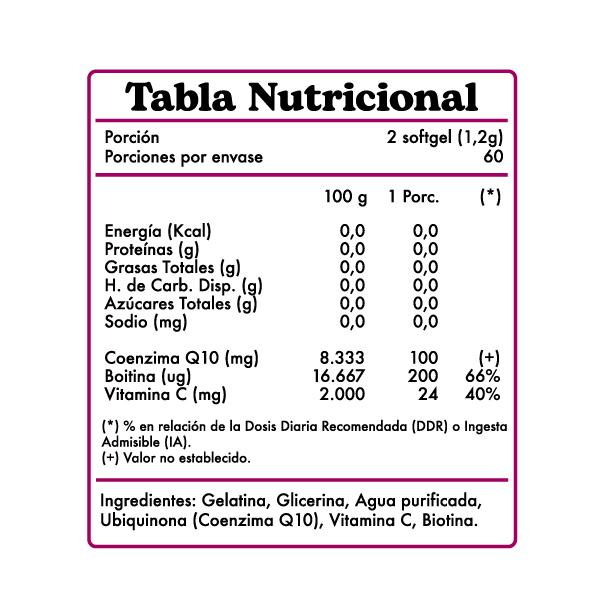 Antioxidante Beauty Pills | 120 Cápsulas | 60 porciones | Belleza y Juventud desde el Interior
