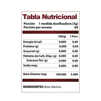 Beta Alanina 300g - Winkler Nutrition | 60 servicios | Fuerza y Potencia