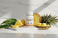 Bromelaína Clean Label  | 60 Cápsulas | Enzima Digestiva en Cápsulas