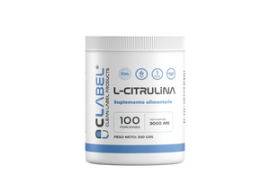 L-Citrulina 300mg | 100 Porciones |  Clean Label | Circulación y Entrenamiento