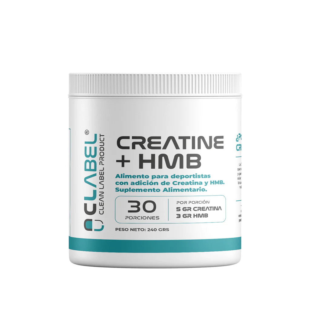 Creatina + HMB Clean Label | Fuerza, Rendimiento y Recuperación | Sin Estimulantes