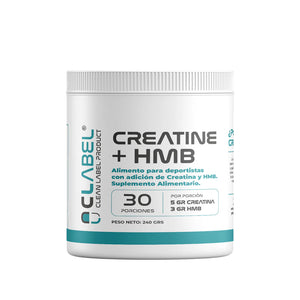 Creatina + HMB Clean Label | Fuerza, Rendimiento y Recuperación | Sin Estimulantes