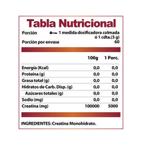 Creatina Monohidrato 300 g - Winkler Nutrition | 60 Servicios | Fuerza y Resistencia