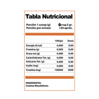 Creatina Monohidrato 600 g - Winkler Nutrition | 120 Servicios | Fuerza y Resistencia