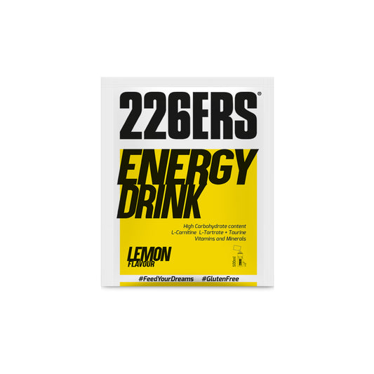 Energy Drink 226ERS Limon | Bebida Energética con Carbohidratos, Taurina y L-Carnitina