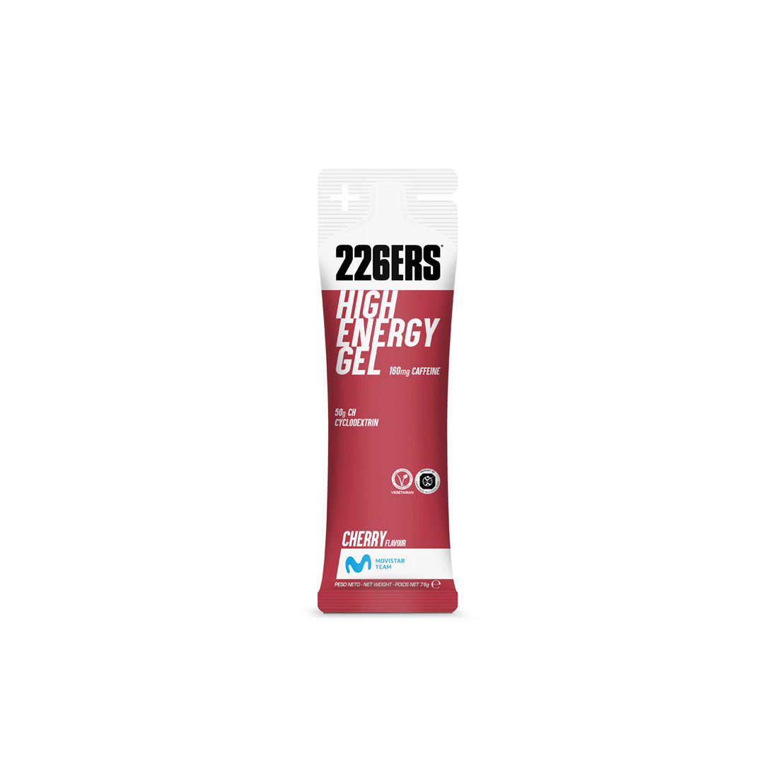 High Energy Gel 226ERS | 50 g Carbohidratos | Energía Prolongada y Alta Intensidad | CHERRY