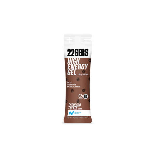 High Energy Gel 226ERS Café | 50 g Carbohidratos | Energía Prolongada y Alta Intensidad | Café Expreso