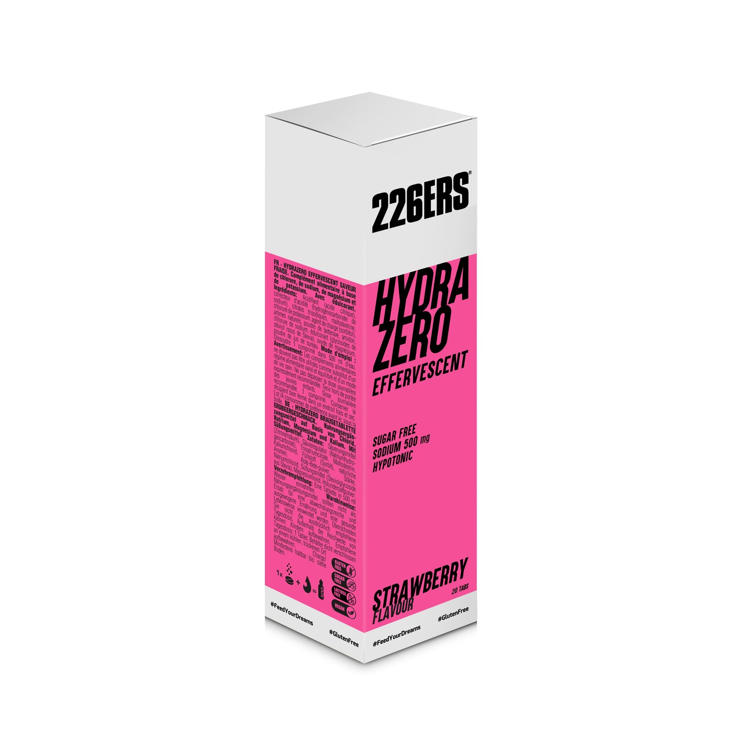 Hydrazero Efervescente Fresa | Electrolitos en Tabletas Efervescentes | 226ERS