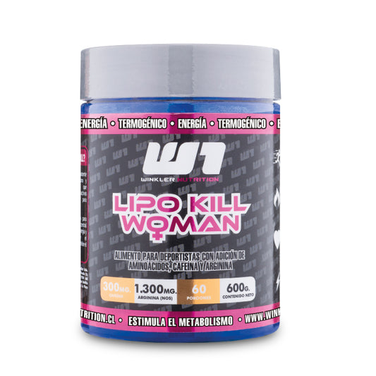 Lipo Kill Woman 600 grs. | 60 Porciones | Termogénico y Energizante para Mujeres