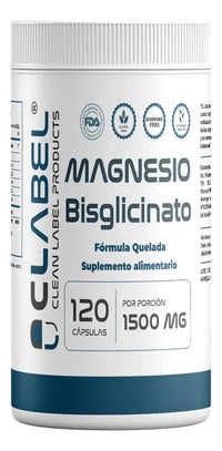 Magnesio Bisglicinato Clean Label | 60 Porciones |Alta Biodisponibilidad