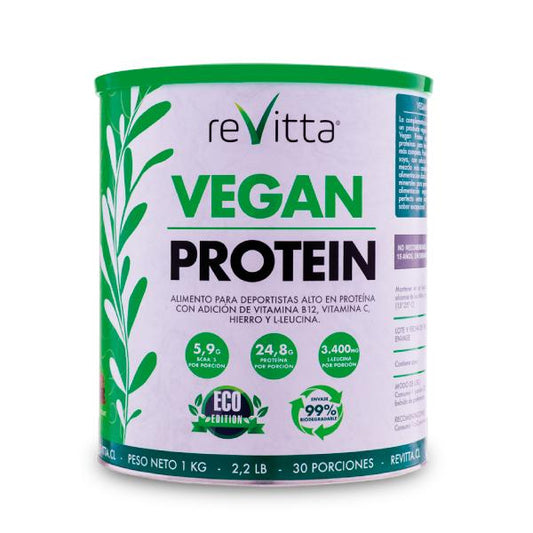Proteína Vegana Vegan Protein 1 kg | 30 Servicios | Crecimiento Muscular Natural