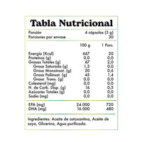 Omega 3 Vegan 120 Cápsulas - Revitta Wellness | 30 Porciones | Salud Natural y Vegana