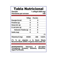Vitamina E 400 UI - Winkler Nutrition | 100 Cápsulas | Potente Antioxidante para tu Salud
