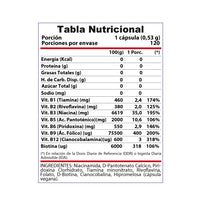 Vitta B-Complex - Winkler Nutrition | 120 Cápsulas | Energía y Bienestar en Cada Dosis