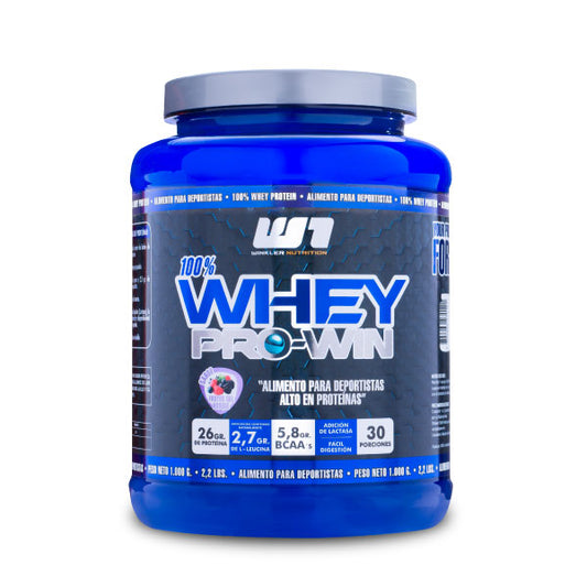 Proteína Whey Pro Win 2 kg | 60 Porciones | Crecimiento y Recuperación Muscular