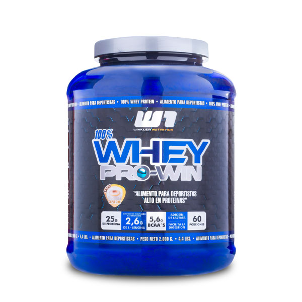 Proteína Whey Pro Win 2 kg - Winkler Nutrition | 60 Porciones | Crecimiento y Recuperación Muscular