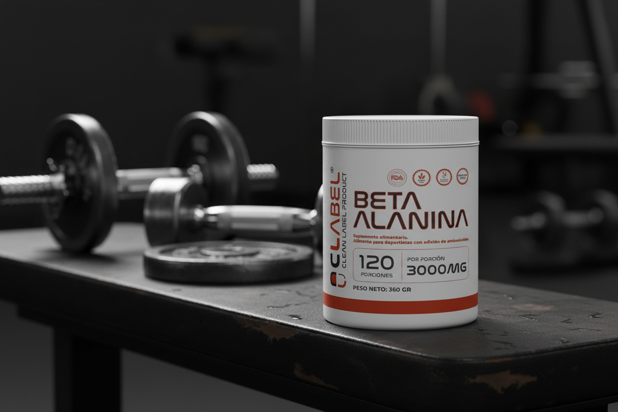 Beta Alanina Clean Label | 120 Porciones | Fórmula para Entrenamiento