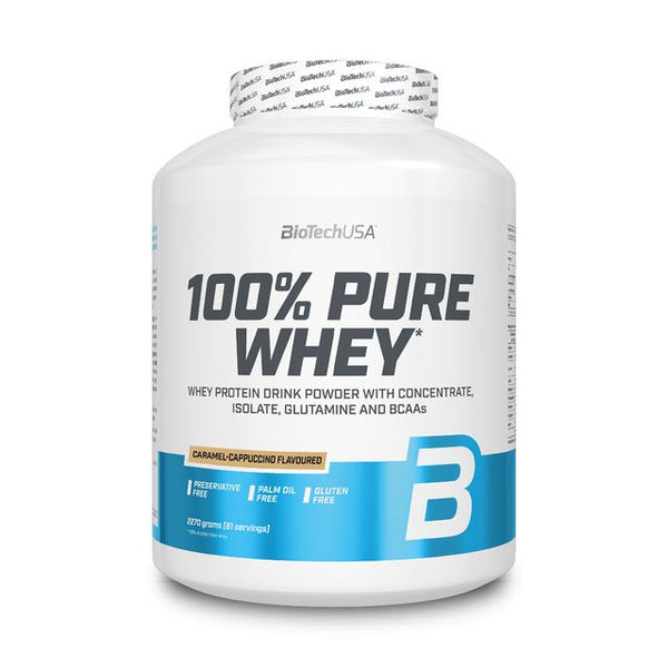 100% Pure Whey Biotech USA 5 lb | 81 Servicios | Calidad y Rendimiento en Cada Scoop