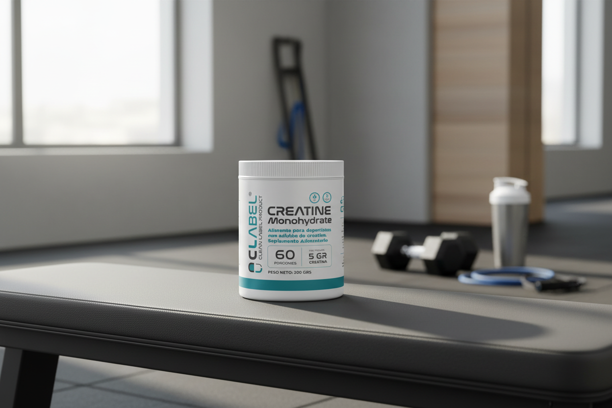 Creatina Monohidrato Clean Label 300g - 60 porciones - REfuel Chile-Polvo2