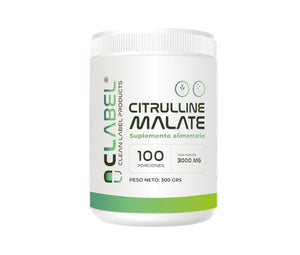 Citrulina Malato Clean Label 300g | 100 Porciones | Circulación y Entrenamiento