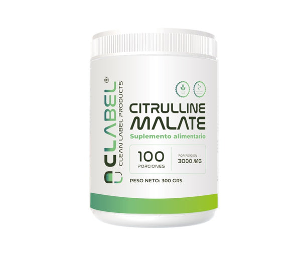 Citrulina Malato Clean Label 300g | 100 Porciones | Circulación y Entrenamiento