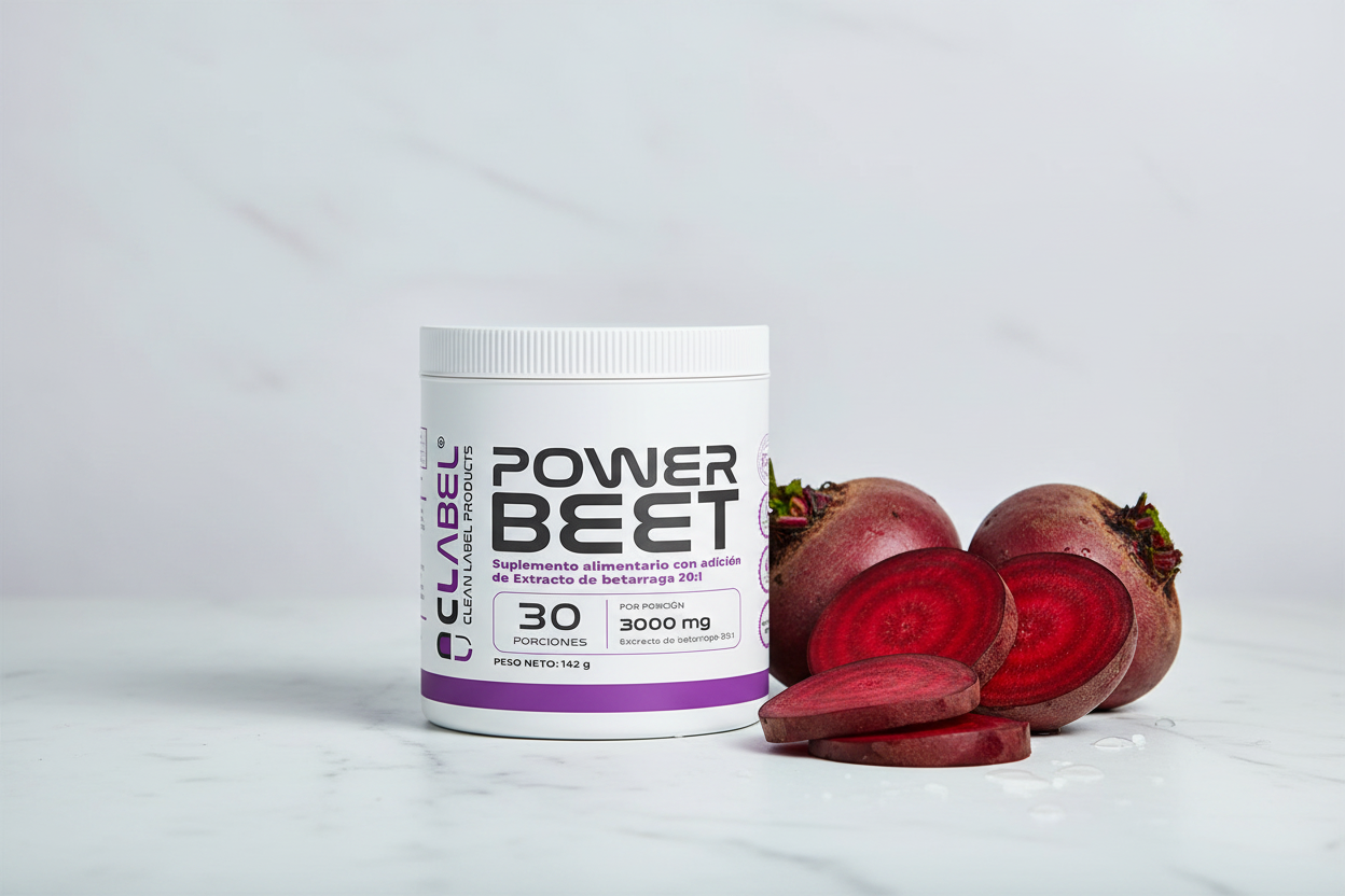Power Beet Clean Label extracto de betarraga 20:1 -Lyfestyle con Betarraga