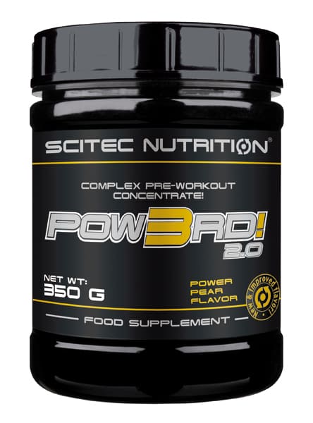 Pow3rd! Scitec | Pre Entrenamiento en Polvo | 50 Porciones